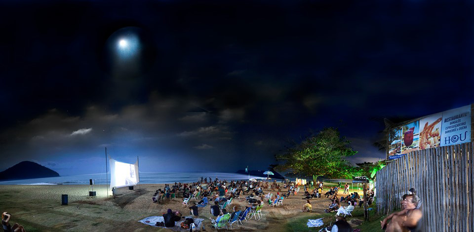 Visual da Praia Vermelha do Norte, onde aconteceu a primeira edição do festival.