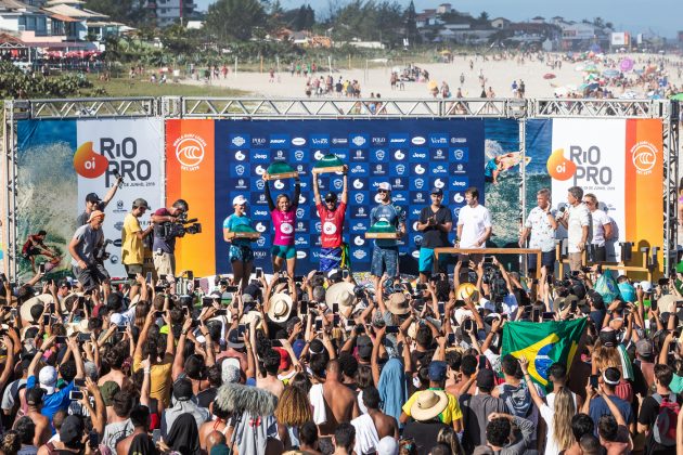 Finalistas, Oi Rio Pro 2019, Barrinha, Saquarema (RJ). Foto: WSL / Thiago Diz.