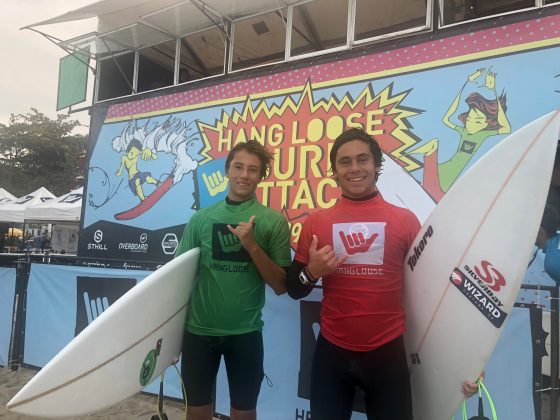 Bruce Burgos e Diego Aguiar, Hang Loose Surf Attack 2019, Perequê-Açú, Ubatuba (SP). Foto: Fábio Maradei.