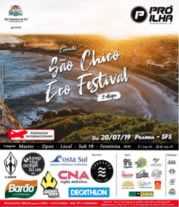 Cartaz do São Chico Eco Festival 2019.