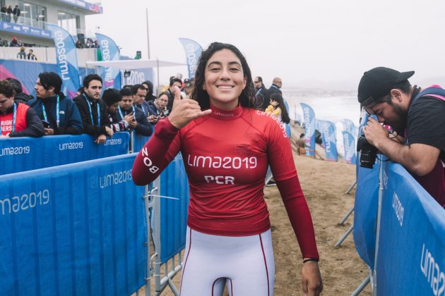 Daniella Rosas, Jogos Pan-Americanos 2019, Punta Rocas, Peru. Foto: ISA / Jimenez.