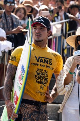 Gabriel Medina, ISA World Surfing Games 2019, Miyazaki, Japão. Foto: ISA / Evans.