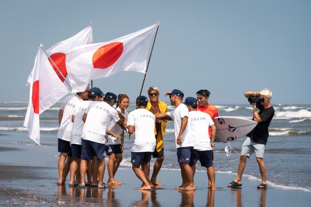Shun Murakami, ISA World Surfing Games 2019, Miyazaki, Japão. Foto: ISA / Sean Evans.