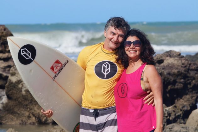 Raimundo Pena e Brigida Frazão, Pipa Master Surf 2019, Praia do Abacateiro (RN). Foto: Lima Jr.