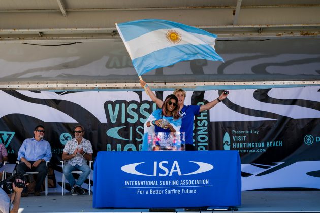 Seleção da Argentina, Vissla ISA World Junior Championship, Huntington Beach, Califórnia (EUA). Foto: ISA / Ben Reed.