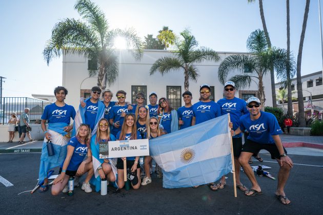 Seleção da Argentina, Vissla ISA World Junior Championship, Huntington Beach, Califórnia (EUA). Foto: ISA / Sean Evans.