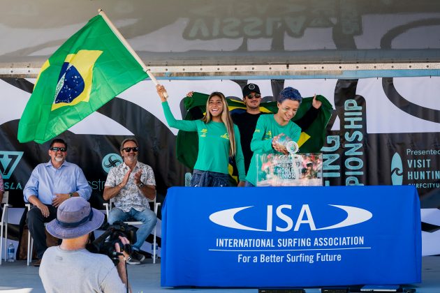 Seleção do Brasil, Vissla ISA World Junior Championship, Huntington Beach, Califórnia (EUA). Foto: ISA / Ben Reed.