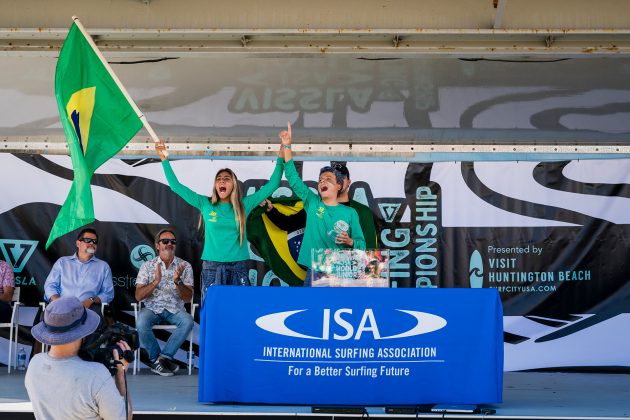 Seleção do Brasil, Vissla ISA World Junior Championship, Huntington Beach, Califórnia (EUA). Foto: ISA / Ben Reed.