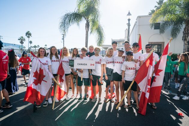 Seleção do Canadá, Vissla ISA World Junior Championship, Huntington Beach, Califórnia (EUA). Foto: ISA / Sean Evans.
