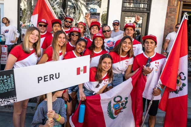 Seleção do Peru, Vissla ISA World Junior Championship, Huntington Beach, Califórnia (EUA). Foto: ISA / Sean Evans.