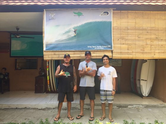 Dylan Boardstore, Bobby's Surf Camp, G-Land, Grajagan, Indonésia. Foto: Arquivo pessoal.