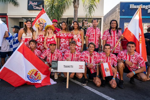 Seleção do Taiti, Vissla ISA World Junior Championship, Huntington Beach, Califórnia (EUA). Foto: ISA / Sean Evans.