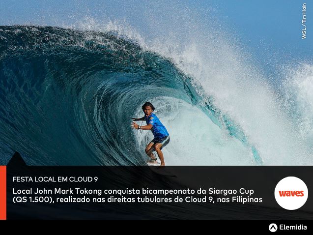 Waves e Elemidia levam o surfe a mais de 20 mil telas espalhadas pelo Brasil.