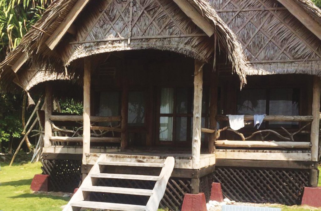 A cabana de Alfredo e Eric durante os 25 dias mágicos no Kandui Villas.