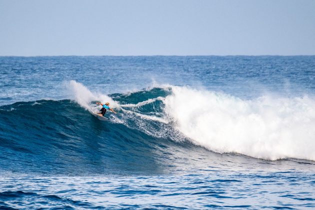 Timothee Bisso, Vans World Cup of Surfing, Sunset, North Shore de Oahu, Havaí. Foto: WSL / Keoki.