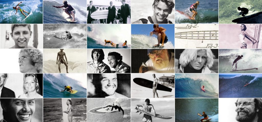 Site da EOS reúne a biografia dos principais personagens do surfe.
