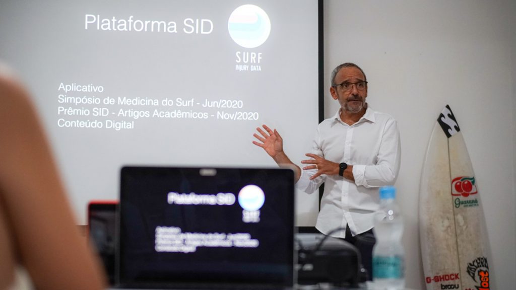 Marcelo Baboghluian e equipe do Surf Injury Data (SID) comandam apresentação do Prêmio SID 2020.