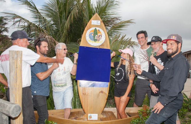 Celebração da Nona Reserva Mundial de Surf, Guarda do Embaú (SC). Foto: Plínio Bordin.