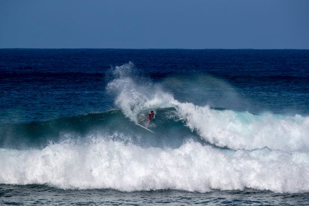 Jorgann Couzinet, Vans World Cup of Surfing, Sunset, North Shore de Oahu, Havaí. Foto: WSL / Heff.