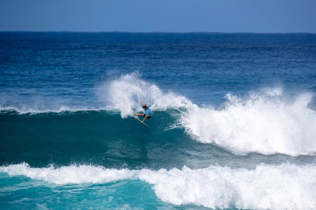 Gatien Delahaye, Vans World Cup of Surfing, Sunset, North Shore de Oahu, Havaí. Foto: WSL / Heff.