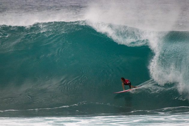 Nolan Rapoza, Vans World Cup of Surfing, Sunset, North Shore de Oahu, Havaí. Foto: WSL / Keoki.