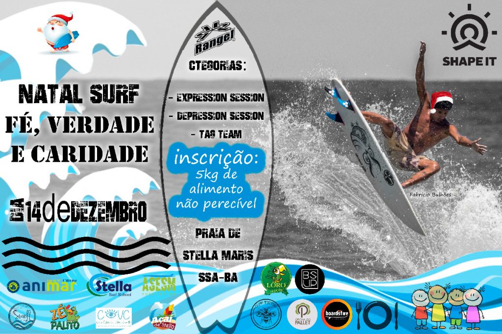 Cartaz do Natal Surf 2019.