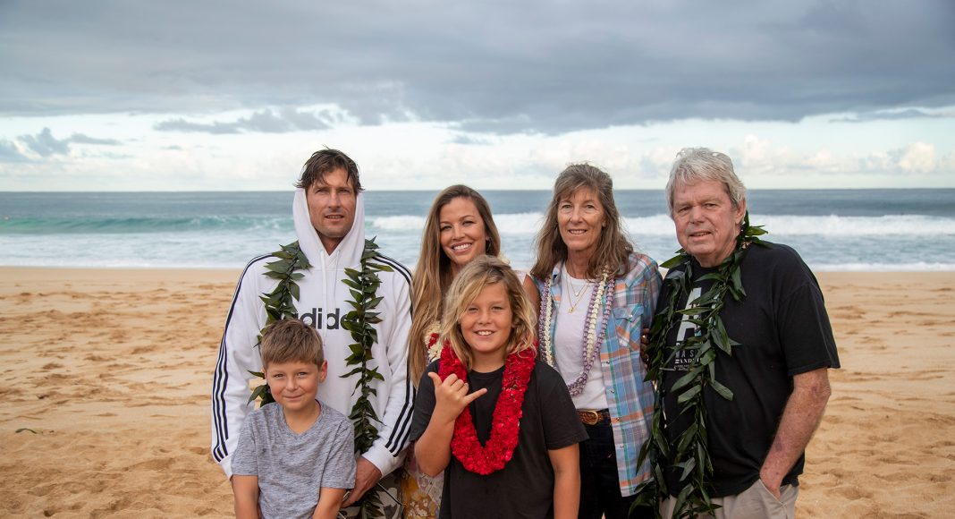 Família Irons, Billabong Pipe Masters 2019, North Shore de Oahu, Havaí. Foto: WSL / Heff.