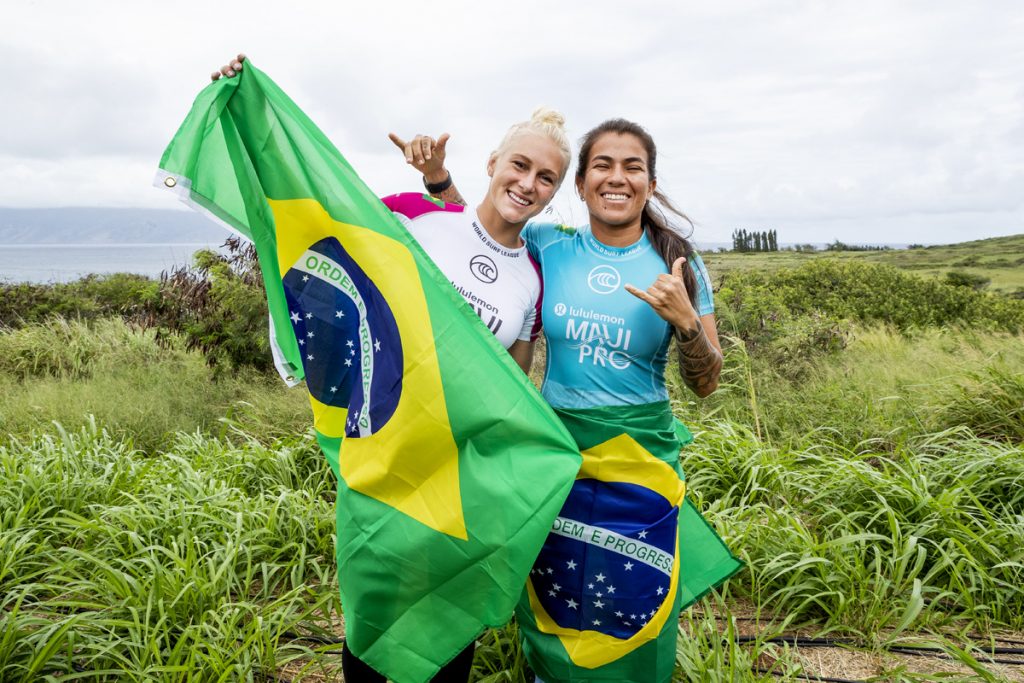 Tatiana Weston-Webb e Silvana Lima representam o Brasil no feminino.