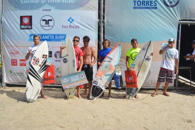 Pódio Júnior, Guarita Eco Festival 2020, Torres (RS). Foto: Torrica Photo Surf Club.