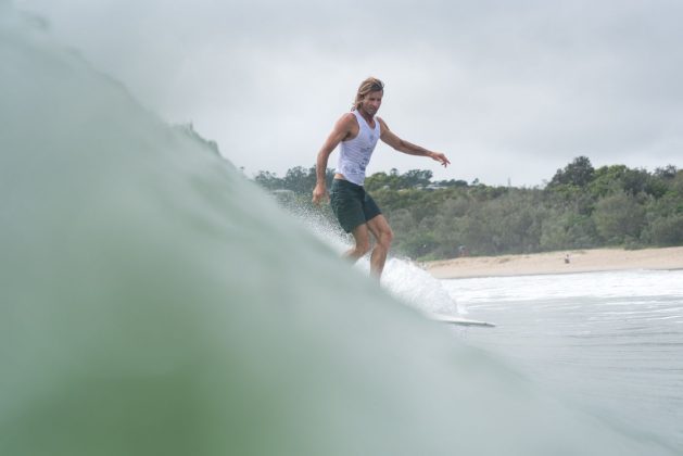 Joel Tudor, Noosa Longboard Open 2020, Main Beach, Austrália. Foto: WSL / Dave Gleeson.
