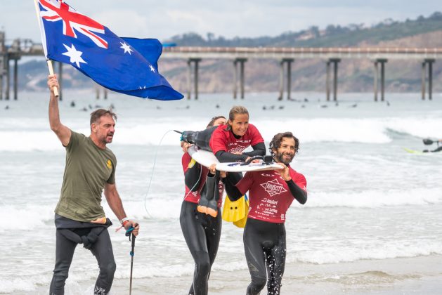 Sam Bloom, AmpSurf ISA Para Surfing Championship 2020, La Jolla, Califórnia (EUA). Foto: ISA / Sean Evans.