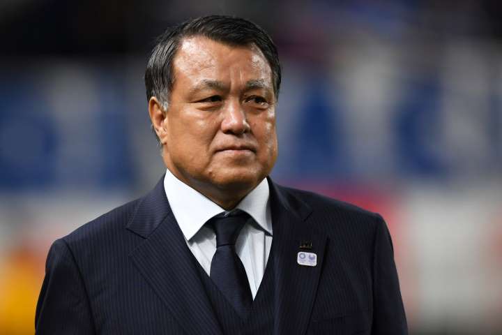 Kozo Tashima também é presidente da Associação de Futebol do Japão (JFA).