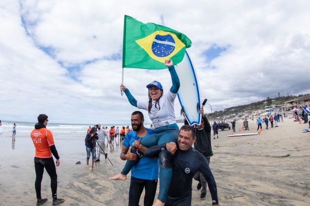 Malu Mendes, AmpSurf ISA Para Surfing Championship 2020, La Jolla, Califórnia (EUA). Foto: ISA / Jimenez.