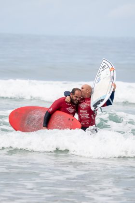 Carmen Garcia e Aitor Francesena, AmpSurf ISA Para Surfing Championship 2020, La Jolla, Califórnia (EUA). Foto: ISA / Jimenez.