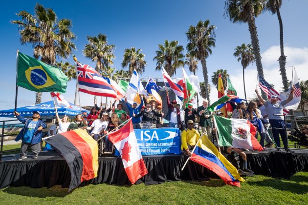 Cerimônia de abertura, ISA Para Surfing Championship 2020, La Jolla, Califórnia (EUA). Foto: ISA / Sean Evans.