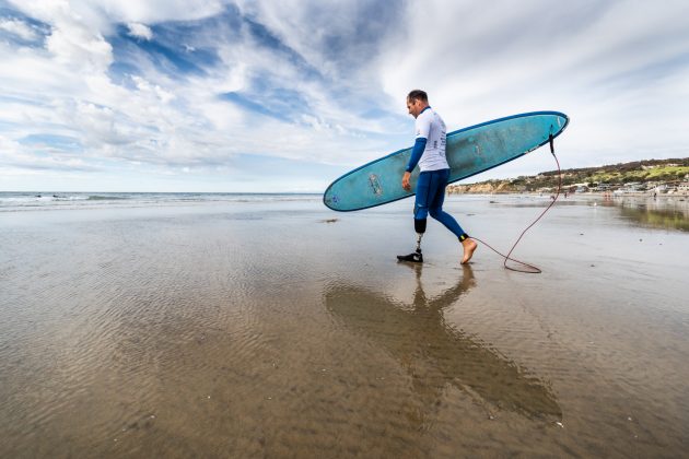Eric Welton, ISA Para Surfing Championship 2020, La Jolla, Califórnia (EUA). Foto: ISA / Sean Evans.
