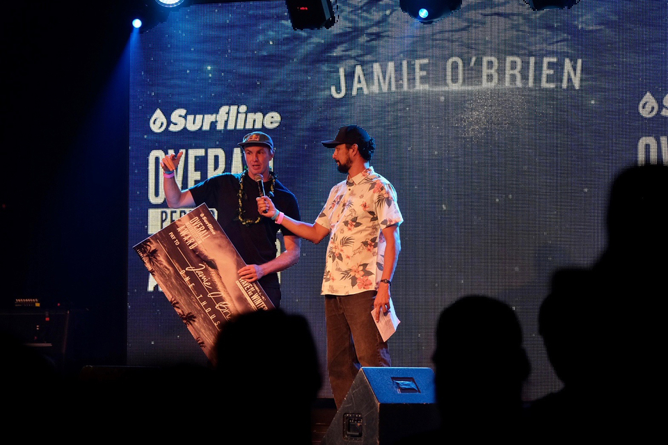 Jamie O’Brien é o único surfista a conquistar o prêmio duas vezes.