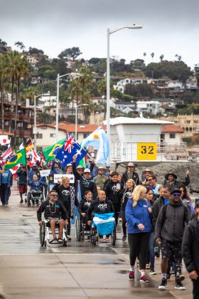 Cerimônia de abertura, ISA Para Surfing Championship 2020, La Jolla, Califórnia (EUA). Foto: ISA / Jimenez.