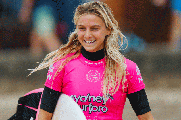 Molly Picklum, Sydney Surf Pro 2020, Manly Beach, Austrália. Foto: WSL / Matt Dunbar.