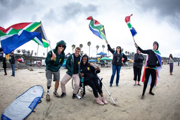 Equipe da África do Sul, AmpSurf ISA Para Surfing Championship 2020, La Jolla, Califórnia (EUA). Foto: ISA / Jimenez.
