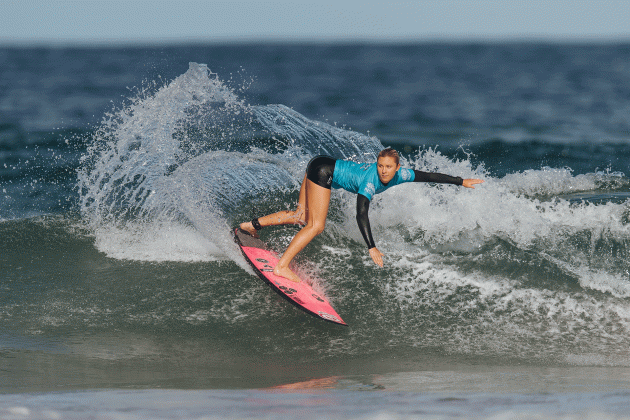 Alyssa Spencer, Sydney Surf Pro 2020, Manly Beach, Austrália. Foto: WSL / Matt Dunbar.