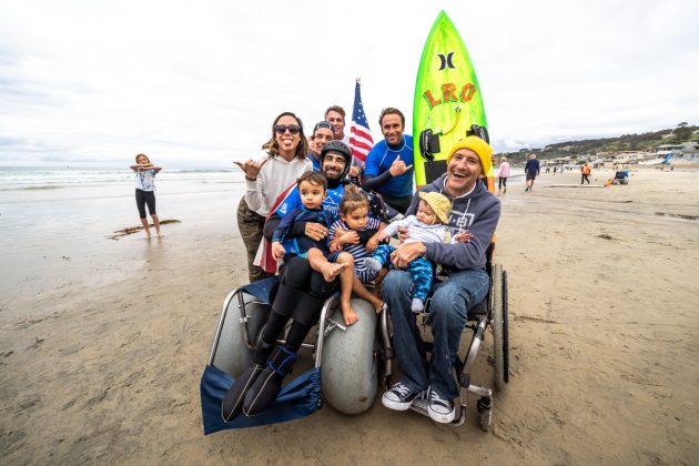 Jesse Billauer, AmpSurf ISA Para Surfing Championship 2020, La Jolla, Califórnia (EUA). Foto: ISA / Sean Evans.