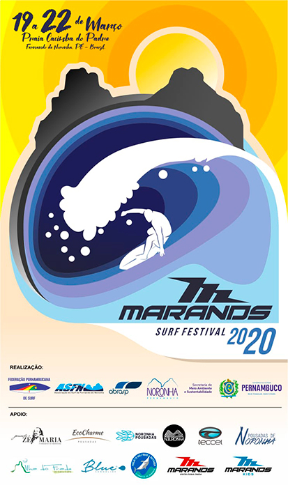 Cartaz do Marands Surf Festival  2020.