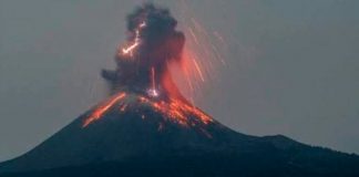 Erupção na Indonésia