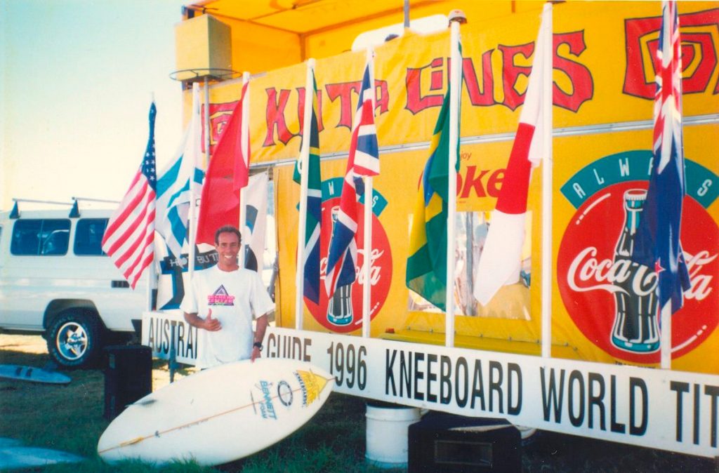 Peixe no Mundial Master de 1996 na Austrália.