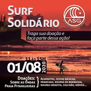 Cartaz do Surf Solidário.