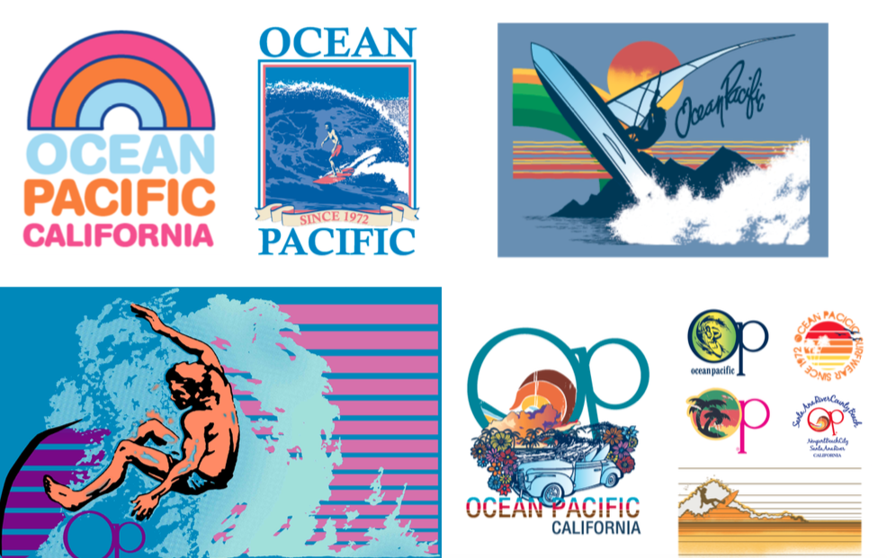 Ocean Pacific surgiu nos anos 1970 na Califórnia.