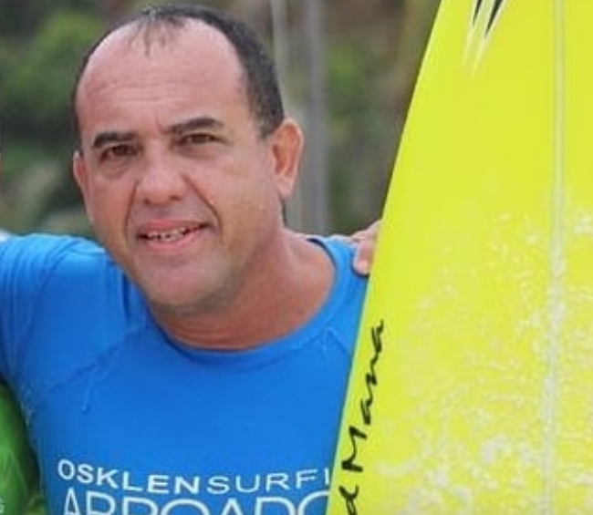 Ismael Miranda trabalhava como juiz no Arpoador Surf Club.