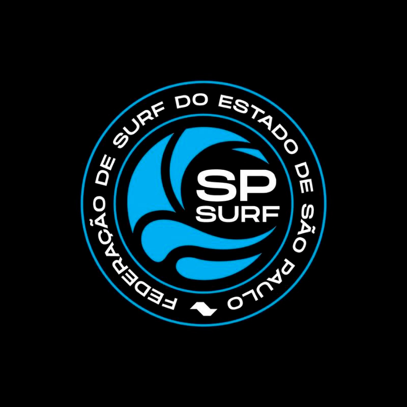 Logo da nova Federação de Surf do Estado de São Paulo.