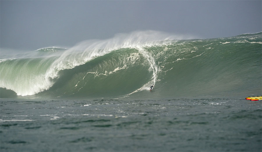 Onda de Conor Maguire foi estimada em 60 pés (20 metros).